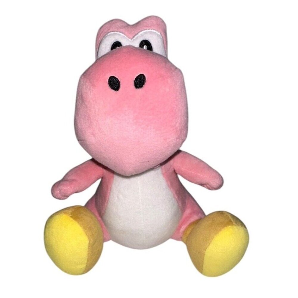 Super Mario Bros. Yoshi Pink 8" Plush Little Buddy Stuffed Toy 2019